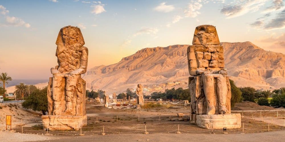 The Colossi of Memnon: Guardians of Ancient Thebes