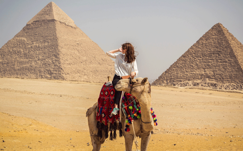   The Giza Pyramids 