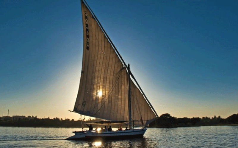   Felucca on the Nile Luxor 