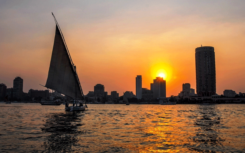   Felucca on the Nile Cairo 